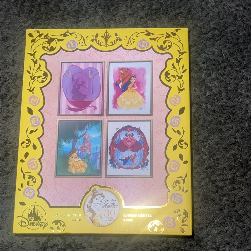 Beauty and the Beast 4 canvas wall art